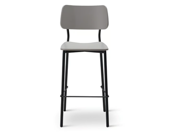 TULA METAL 324-M - High steel stool with back by Origins 1971 - view 3